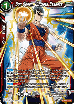 Son Gohan, Ultimate Essence (BT14-007) [Cross Spirits] | Dragon's Lair Comics and Fantasy Houston TX