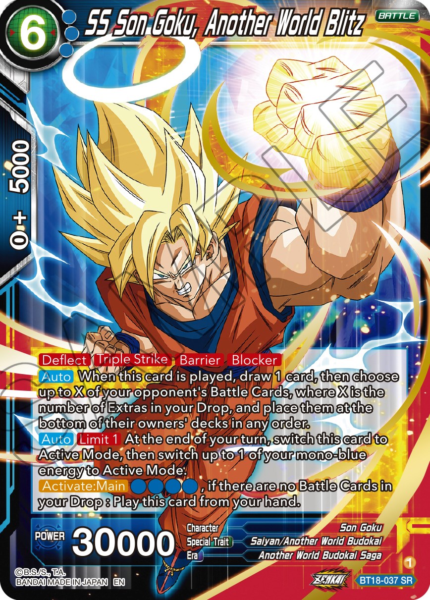 SS Son Goku, Another World Blitz (BT18-037) [Dawn of the Z-Legends] | Dragon's Lair Comics and Fantasy Houston TX