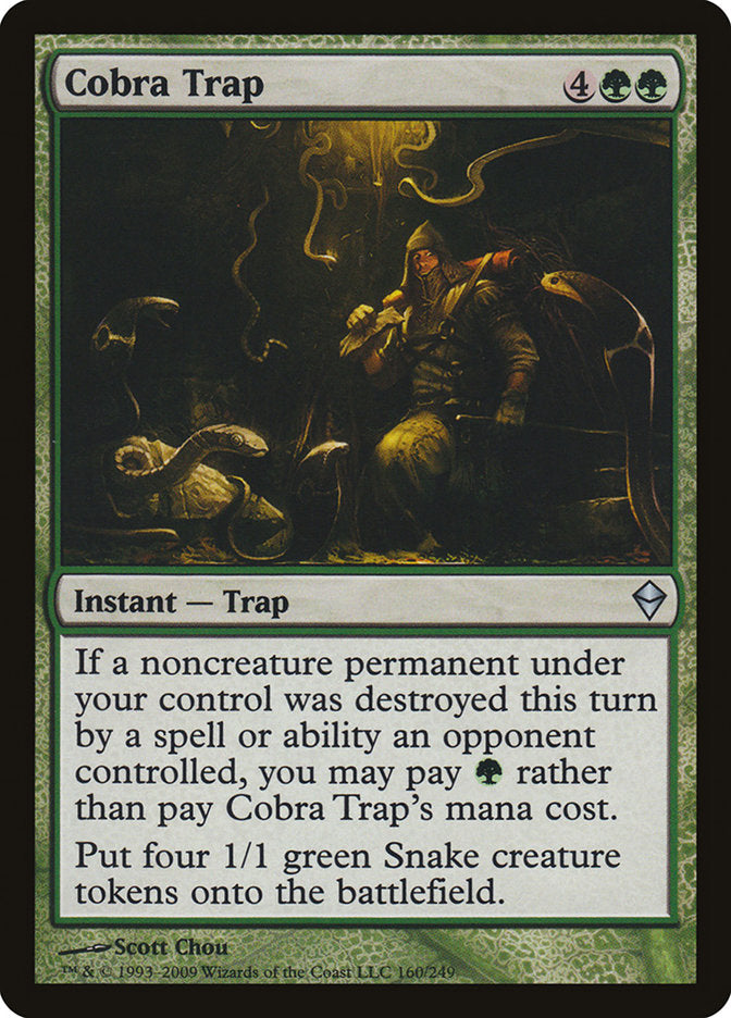 Cobra Trap [Zendikar] | Dragon's Lair Comics and Fantasy Houston TX