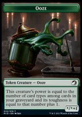 Clue // Ooze Double-Sided Token [Innistrad: Midnight Hunt Tokens] | Dragon's Lair Comics and Fantasy Houston TX