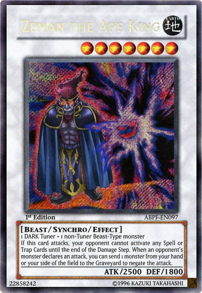 Zeman the Ape King [ABPF-EN097] Secret Rare | Dragon's Lair Comics and Fantasy Houston TX