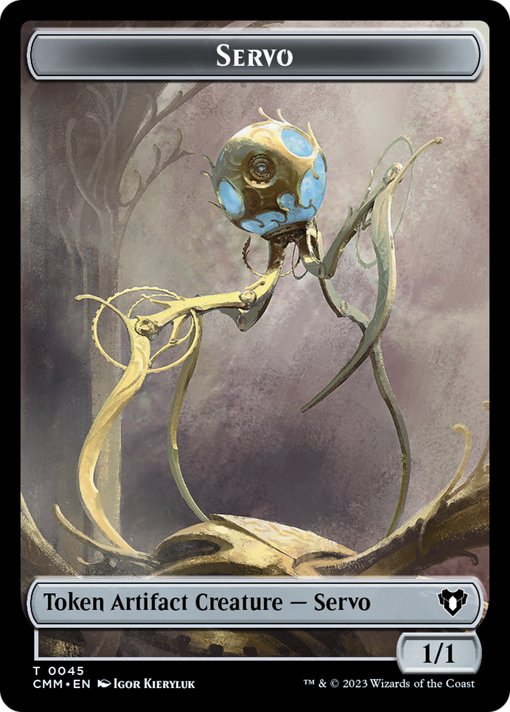 Servo Token [Commander Masters Tokens] | Dragon's Lair Comics and Fantasy Houston TX