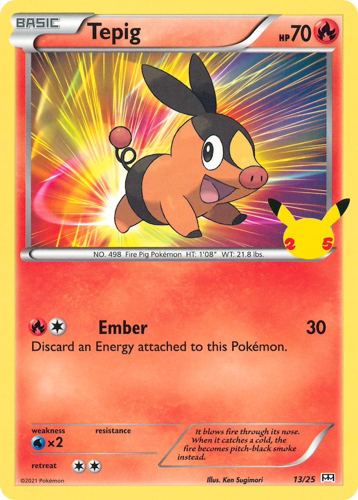 Tepig (13/25) [McDonald's 25th Anniversary] | Dragon's Lair Comics and Fantasy Houston TX