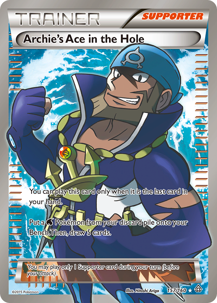 Archie's Ace in the Hole (157/160) [XY: Primal Clash] | Dragon's Lair Comics and Fantasy Houston TX