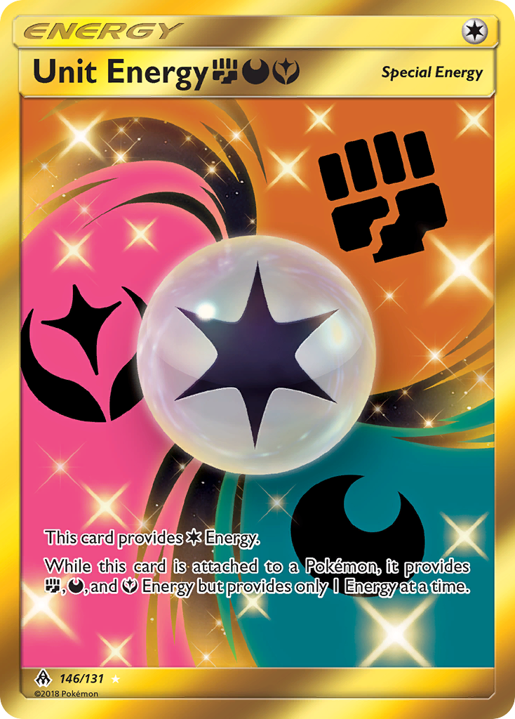 Unit Energy (146/131) (Fighting, Darkness, Fairy) [Sun & Moon: Forbidden Light] | Dragon's Lair Comics and Fantasy Houston TX