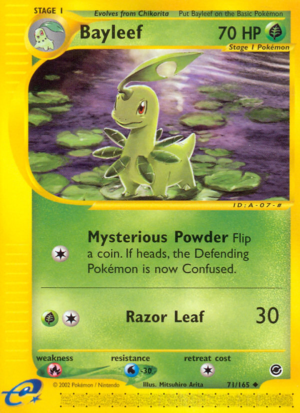 Bayleef (71/165) [Expedition: Base Set] | Dragon's Lair Comics and Fantasy Houston TX