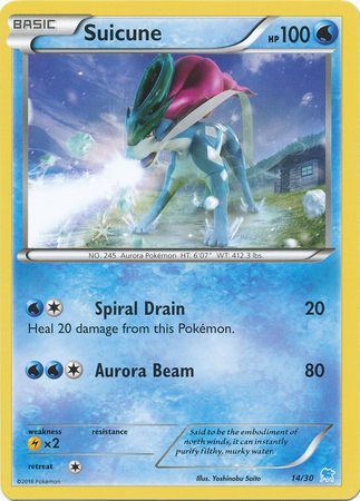 Suicune (14/30) [XY: Trainer Kit 3 - Suicune] | Dragon's Lair Comics and Fantasy Houston TX