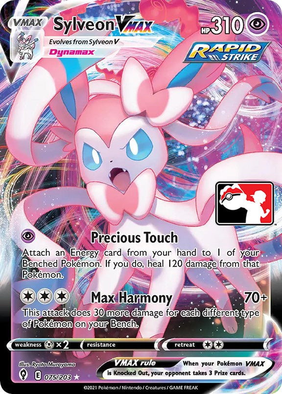 Sylveon VMAX (075/203) [Prize Pack Series One] | Dragon's Lair Comics and Fantasy Houston TX