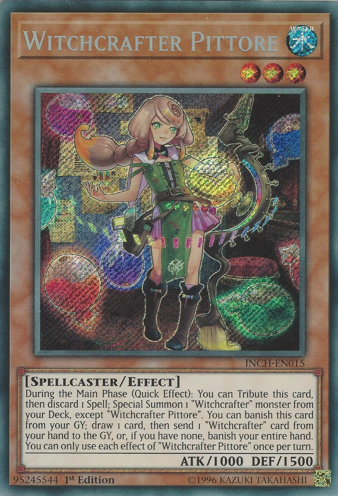 Witchcrafter Pittore [INCH-EN015] Secret Rare | Dragon's Lair Comics and Fantasy Houston TX