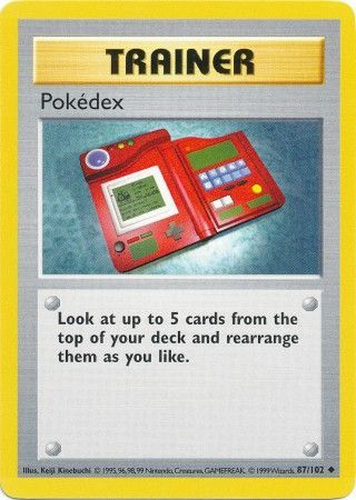 Pokedex (87/102) [Base Set Shadowless Unlimited] | Dragon's Lair Comics and Fantasy Houston TX