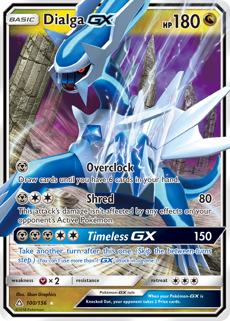 Dialga GX (100/156) [Sun & Moon: Ultra Prism] | Dragon's Lair Comics and Fantasy Houston TX