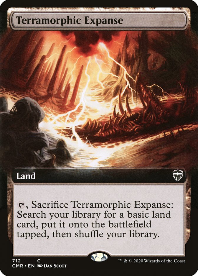 Terramorphic Expanse (Extended Art) [Commander Legends] | Dragon's Lair Comics and Fantasy Houston TX