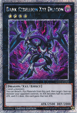 Dark Rebellion Xyz Dragon [CT12-EN002] Secret Rare | Dragon's Lair Comics and Fantasy Houston TX