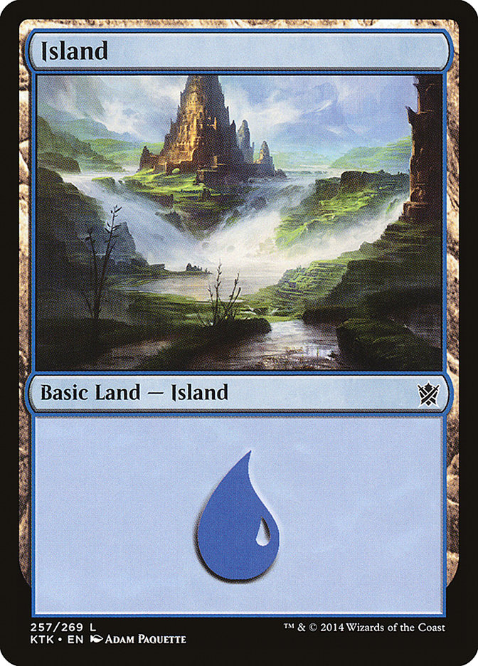 Island (257) [Khans of Tarkir] | Dragon's Lair Comics and Fantasy Houston TX