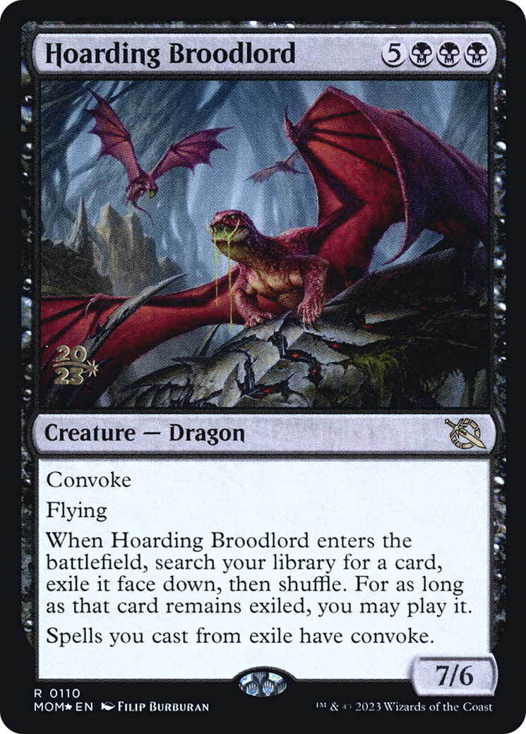 Hoarding Broodlord [March of the Machine Prerelease Promos] | Dragon's Lair Comics and Fantasy Houston TX