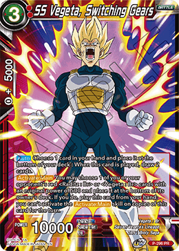 SS Vegeta, Switching Gears (P-296) [Tournament Promotion Cards] | Dragon's Lair Comics and Fantasy Houston TX