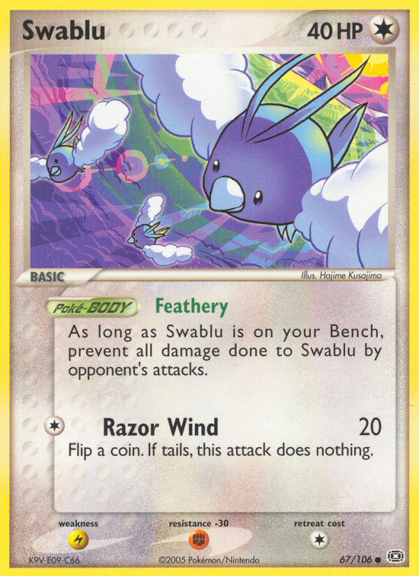 Swablu (67/106) [EX: Emerald] | Dragon's Lair Comics and Fantasy Houston TX