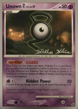 Unown G LV.17 (57/106) (Luxdrill - Stephen Silvestro) [World Championships 2009] | Dragon's Lair Comics and Fantasy Houston TX