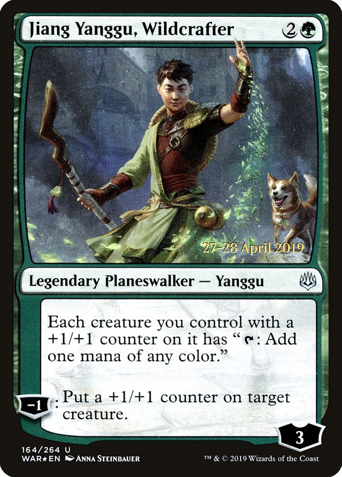 Jiang Yanggu, Wildcrafter [War of the Spark Prerelease Promos] | Dragon's Lair Comics and Fantasy Houston TX