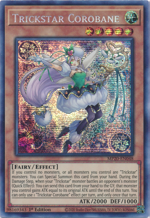 Trickstar Corobane [MP20-EN048] Prismatic Secret Rare | Dragon's Lair Comics and Fantasy Houston TX