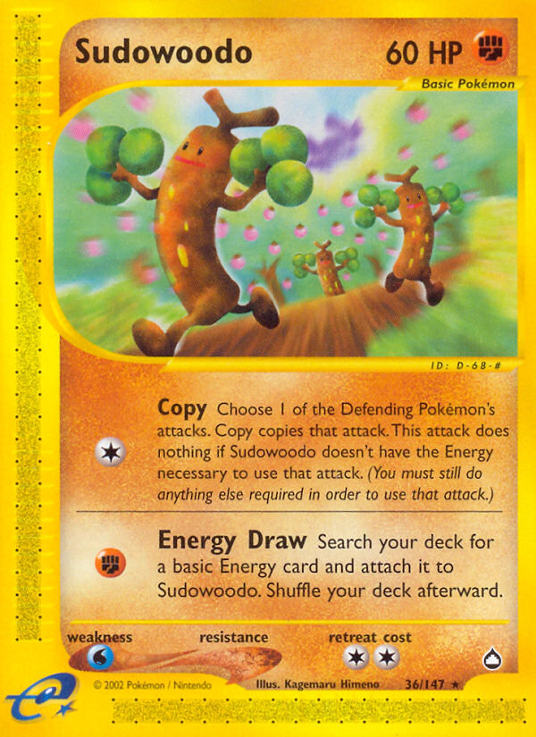 Sudowoodo (36/147) [Aquapolis] | Dragon's Lair Comics and Fantasy Houston TX