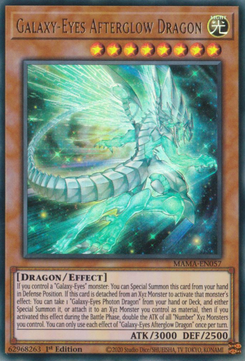 Galaxy-Eyes Afterglow Dragon [MAMA-EN057] Ultra Rare | Dragon's Lair Comics and Fantasy Houston TX