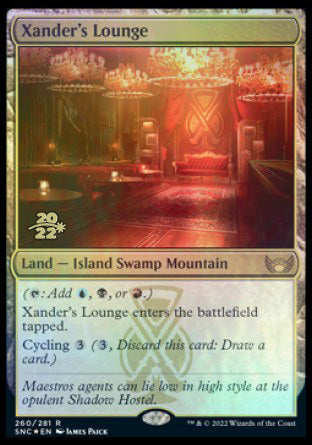 Xander's Lounge [Streets of New Capenna Prerelease Promos] | Dragon's Lair Comics and Fantasy Houston TX