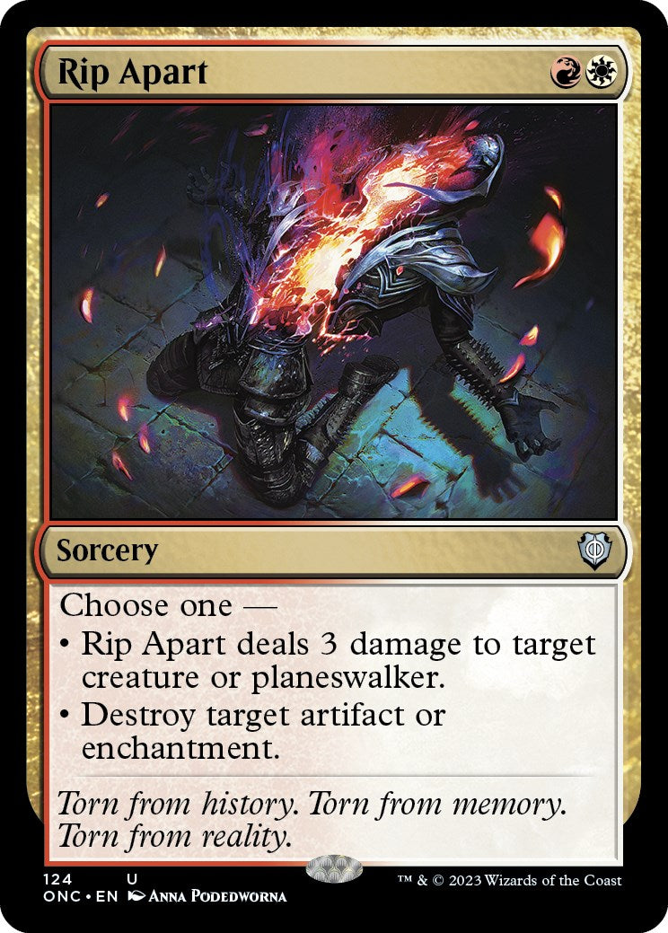 Rip Apart [Phyrexia: All Will Be One Commander] | Dragon's Lair Comics and Fantasy Houston TX