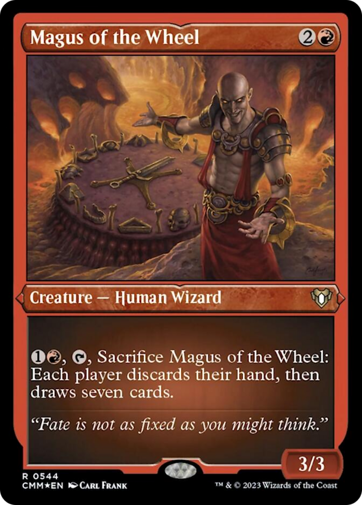 Magus of the Wheel (Foil Etched) [Commander Masters] | Dragon's Lair Comics and Fantasy Houston TX