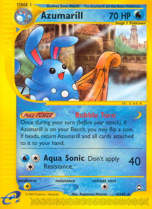 Azumarill (4/147) [Aquapolis] | Dragon's Lair Comics and Fantasy Houston TX