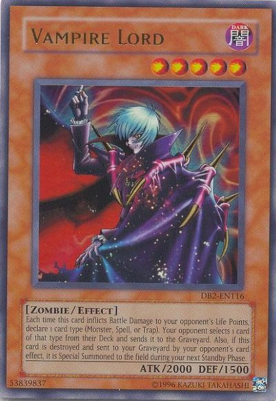 Vampire Lord [DB2-EN116] Ultra Rare | Dragon's Lair Comics and Fantasy Houston TX