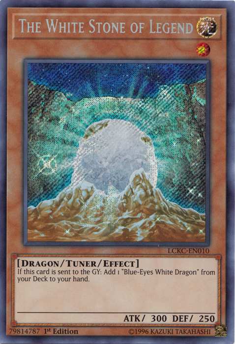 The White Stone of Legend [LCKC-EN010] Secret Rare | Dragon's Lair Comics and Fantasy Houston TX