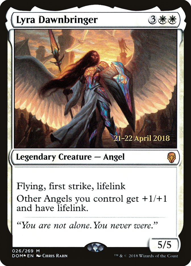 Lyra Dawnbringer [Dominaria Prerelease Promos] | Dragon's Lair Comics and Fantasy Houston TX