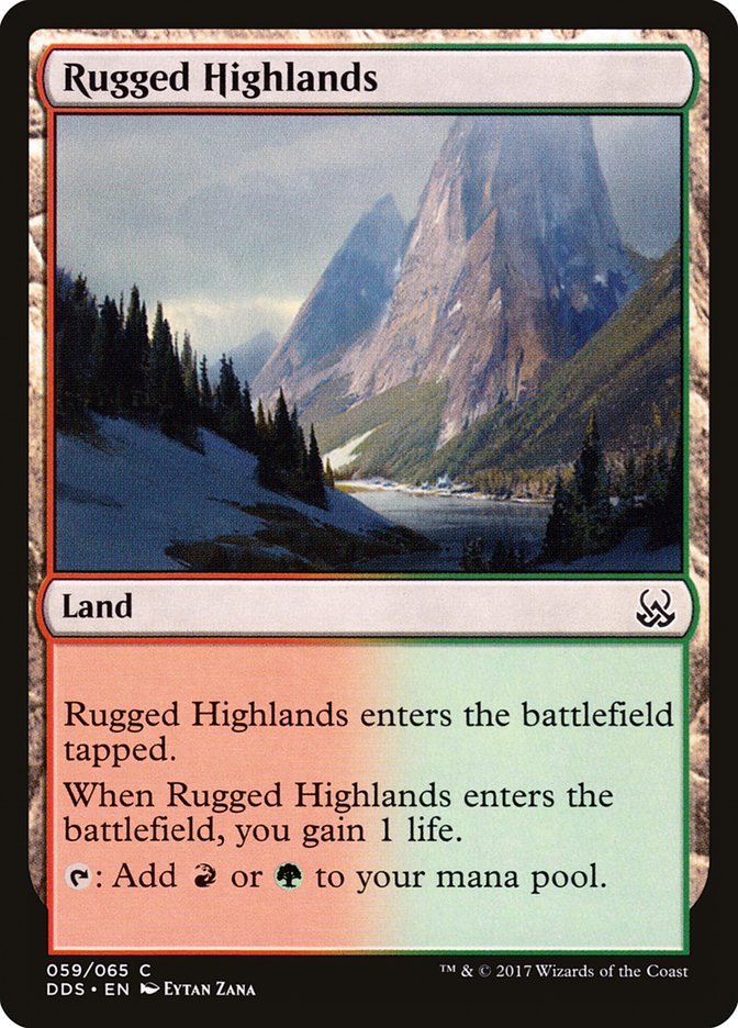 Rugged Highlands [Duel Decks: Mind vs. Might] | Dragon's Lair Comics and Fantasy Houston TX