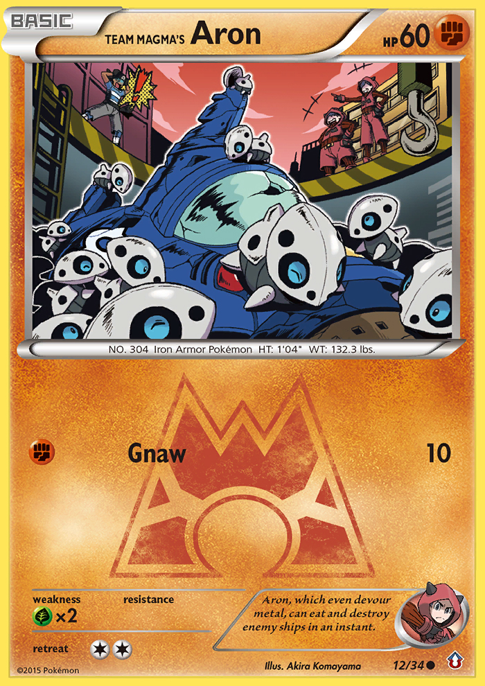 Team Magma's Aron (12/34) [XY: Double Crisis] | Dragon's Lair Comics and Fantasy Houston TX