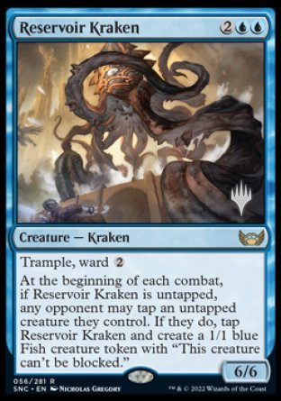 Reservoir Kraken (Promo Pack) [Streets of New Capenna Promos] | Dragon's Lair Comics and Fantasy Houston TX