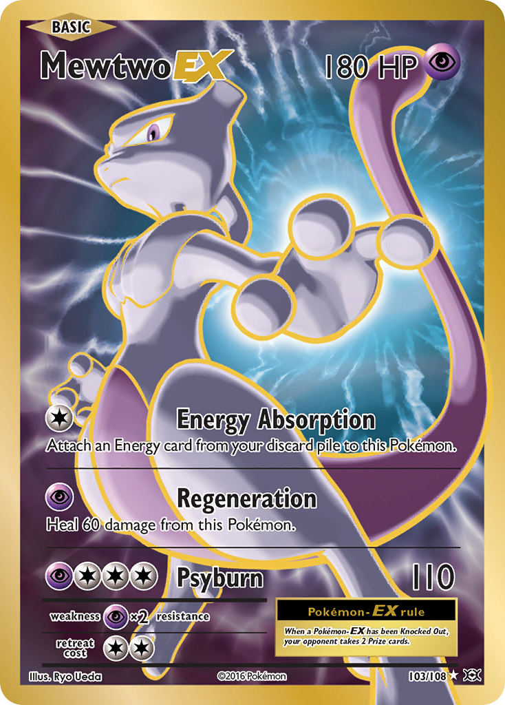 Mewtwo EX (103/108) [XY: Evolutions] | Dragon's Lair Comics and Fantasy Houston TX