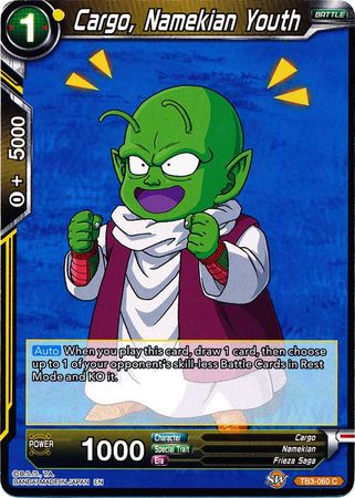 Cargo, Namekian Youth (TB3-060) [Clash of Fates] | Dragon's Lair Comics and Fantasy Houston TX