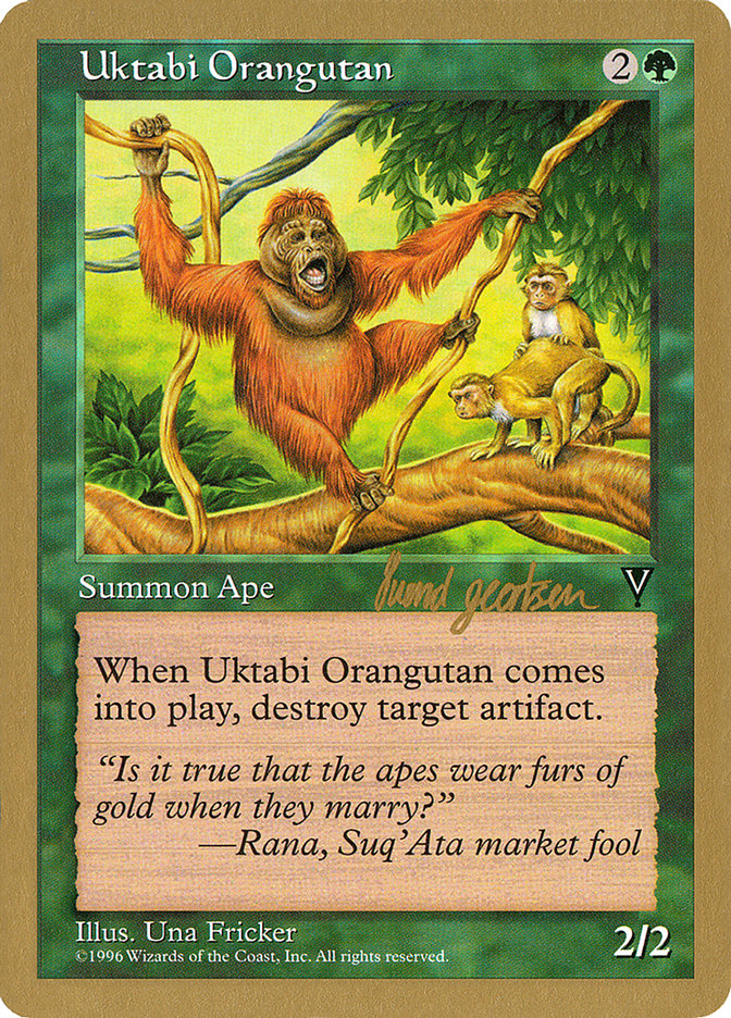 Uktabi Orangutan (Svend Geertsen) (SB) [World Championship Decks 1997] | Dragon's Lair Comics and Fantasy Houston TX