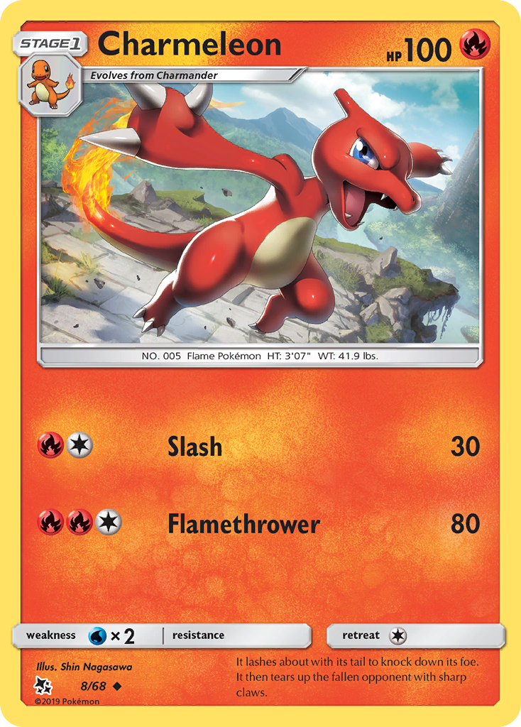 Charmeleon (8/68) [Sun & Moon: Hidden Fates] | Dragon's Lair Comics and Fantasy Houston TX