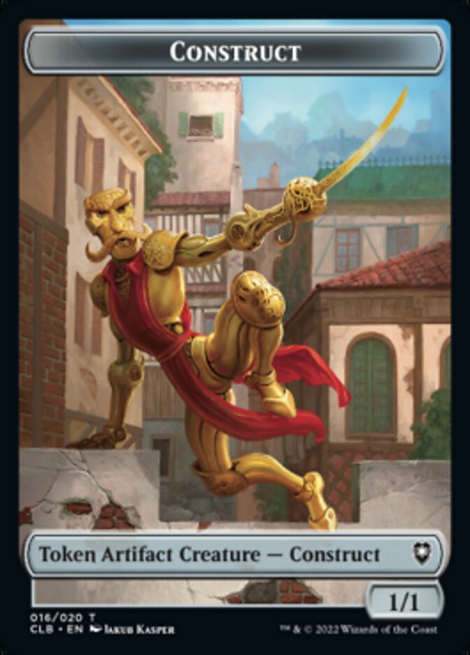 Construct Token [Commander Legends: Battle for Baldur's Gate Tokens] | Dragon's Lair Comics and Fantasy Houston TX