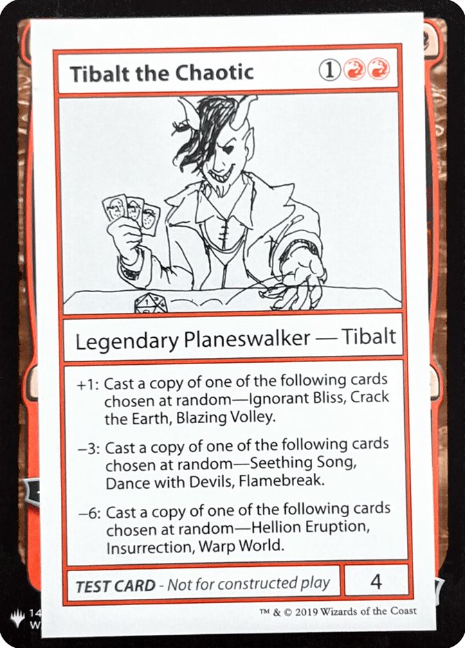 Tibalt the Chaotic [Mystery Booster Playtest Cards] | Dragon's Lair Comics and Fantasy Houston TX