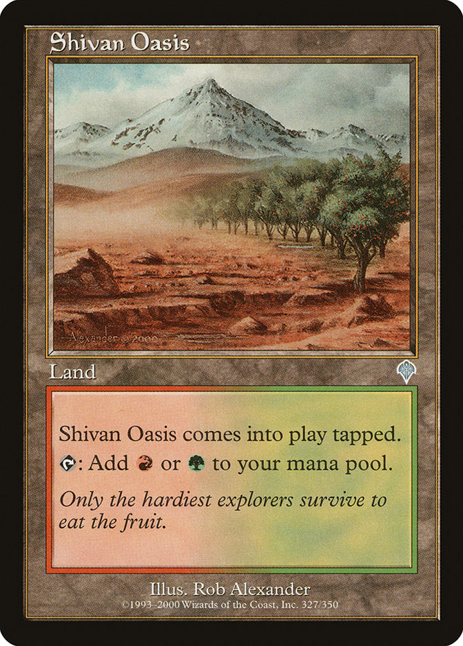 Shivan Oasis [Invasion] | Dragon's Lair Comics and Fantasy Houston TX