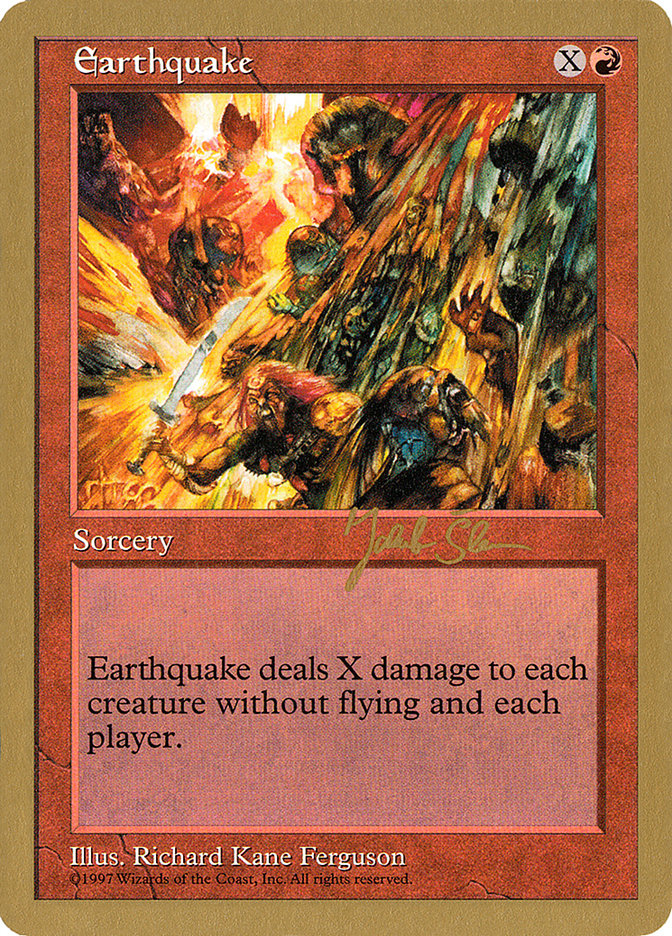 Earthquake (Jakub Slemr) [World Championship Decks 1997] | Dragon's Lair Comics and Fantasy Houston TX