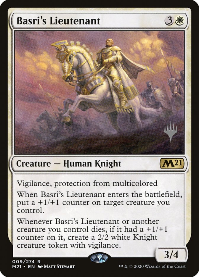 Basri's Lieutenant (Promo Pack) [Core Set 2021 Promos] | Dragon's Lair Comics and Fantasy Houston TX