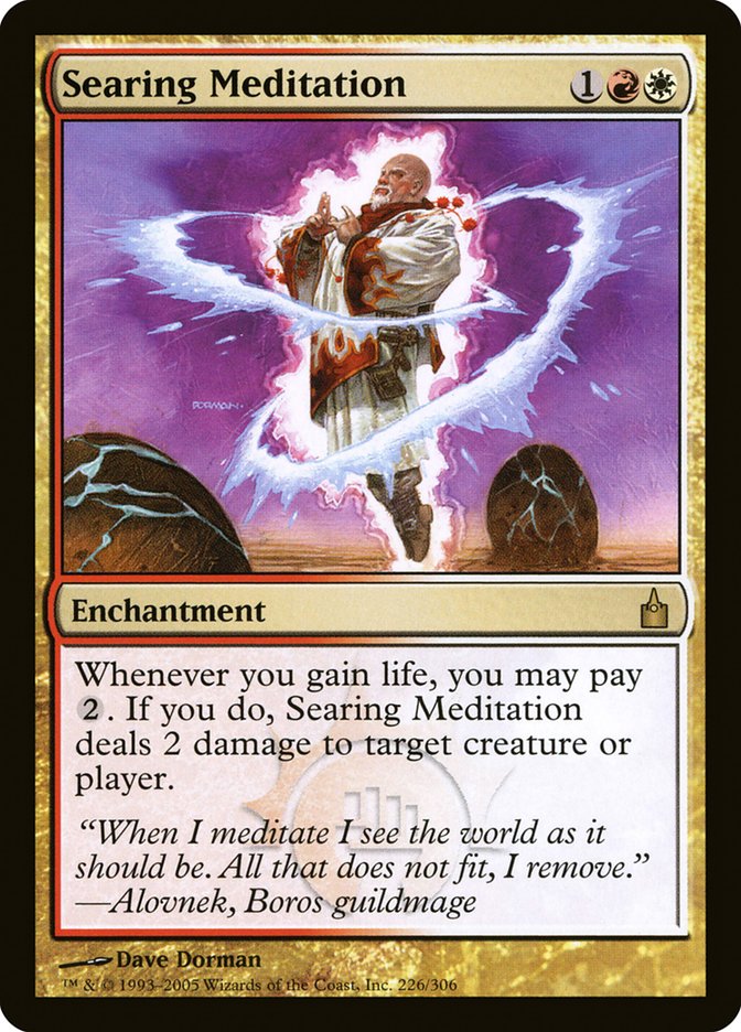 Searing Meditation [Ravnica: City of Guilds] | Dragon's Lair Comics and Fantasy Houston TX