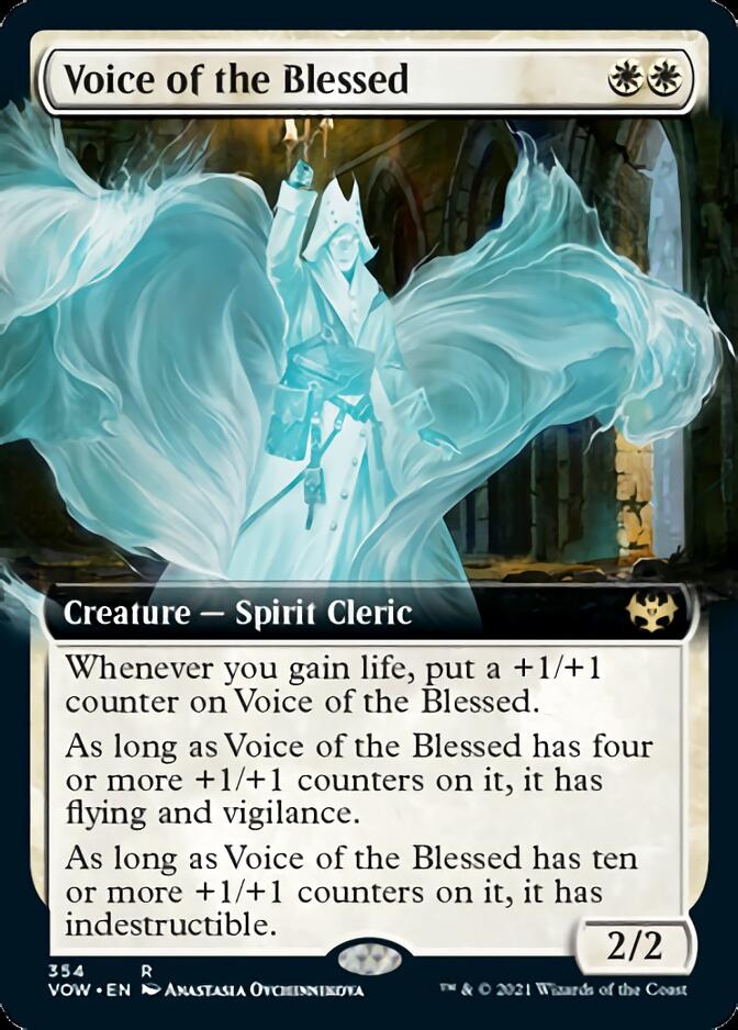 Voice of the Blessed (Extended Art) [Innistrad: Crimson Vow] | Dragon's Lair Comics and Fantasy Houston TX