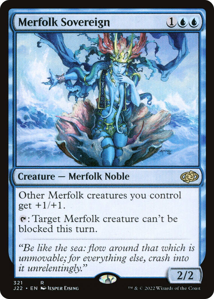 Merfolk Sovereign [Jumpstart 2022] | Dragon's Lair Comics and Fantasy Houston TX