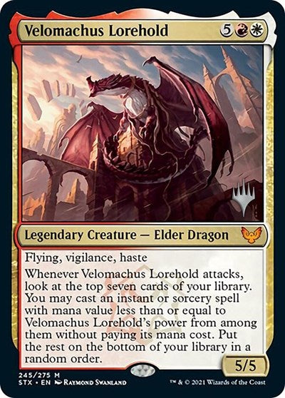 Velomachus Lorehold (Promo Pack) [Strixhaven: School of Mages Promos] | Dragon's Lair Comics and Fantasy Houston TX