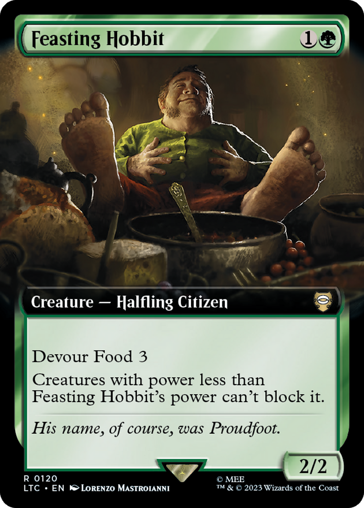 Feasting Hobbit (Extended Art) [The Lord of the Rings: Tales of Middle-Earth Commander] | Dragon's Lair Comics and Fantasy Houston TX